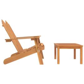 Set mobilier de grădină adirondack, 2 piese, lemn masiv acacia, 4 image