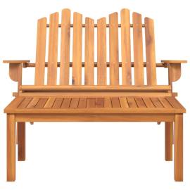 Set mobilier de grădină adirondack, 2 piese, lemn masiv acacia, 3 image