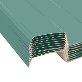 Panouri pentru acoperiș, 12 buc., verde, oțel galvanizat, 4 image