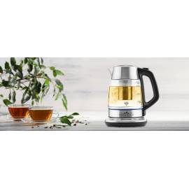 Fierbator electric cu infuzor pentru ceai eta crystela premium 9153, 1.5 l,, 3 image