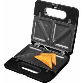 Sandwich-maker ecg s3173 3in1 triangle, 750w, 3 tipuri de placi detasabile,, 7 image