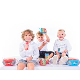 Boxa portabila pentru copii gogen decko trio r, 5 w, bluetooth, ipx6, rosu, 5 image