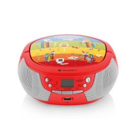 Radio cd pentru copii gogen decko b, 2 x 0,8 w, bluetooth, karaoke, microfon,, 6 image