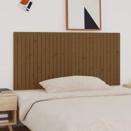 Tăblie de pat pentru perete, maro miere, 185x3x90 cm, lemn pin