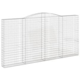 Coșuri gabion arcuite 4 buc. 400x30x200/220 cm fier galvanizat, 3 image