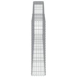 Coșuri gabion arcuite 5 buc. 400x30x120/140cm fier galvanizat, 5 image