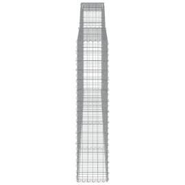 Coșuri gabion arcuite 5 buc, 400x30x140/160 cm, fier galvanizat, 5 image