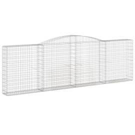 Coșuri gabion arcuite 8 buc. 400x30x120/140 cm fier galvanizat, 3 image