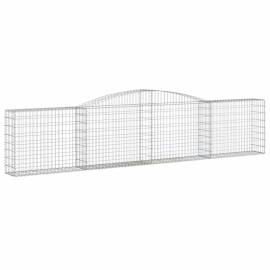 Coșuri gabion arcuite 8 buc, 400x30x80/100 cm, fier galvanizat, 3 image