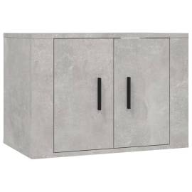 Set dulap tv, 5 piese, gri beton, lemn prelucrat, 4 image