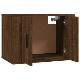 Set dulapuri tv, 2 piese, stejar maro, lemn prelucrat, 5 image