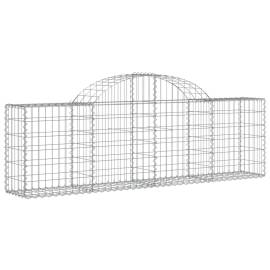 Coșuri gabion arcuite 11 buc, 200x30x60/80 cm, fier galvanizat, 3 image