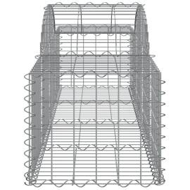 Coșuri gabion arcuite 14 buc, 200x50x40/60 cm, fier galvanizat, 5 image