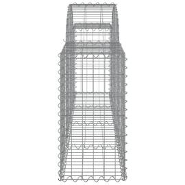 Coșuri gabion arcuite 15 buc, 200x30x60/80 cm, fier galvanizat, 5 image