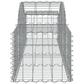 Coșuri gabion arcuite 6 buc, 200x50x40/60 cm, fier galvanizat, 5 image