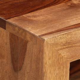 Masă laterală comodă tv, lemn masiv de sheesham, 2 image