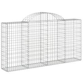 Coșuri gabion arcuite 12 buc, 200x30x100/120 cm fier galvanizat, 3 image