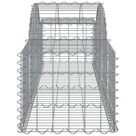 Coșuri gabion arcuite 25 buc, 200x50x40/60 cm, fier galvanizat, 5 image