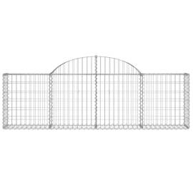 Coșuri gabion arcuite 9 buc, 200x30x60/80 cm, fier galvanizat, 4 image