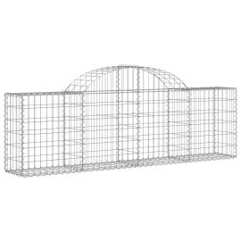 Coșuri gabion arcuite 9 buc, 200x30x60/80 cm, fier galvanizat, 3 image