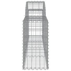 Coșuri gabion arcuite 9 buc, 200x30x60/80 cm, fier galvanizat, 5 image