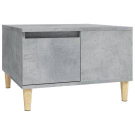 Măsuță de cafea, gri beton, 55x55x36,5 cm, lemn prelucrat, 2 image