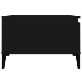Măsuță de cafea, negru, 55x55x36,5 cm, lemn prelucrat, 8 image