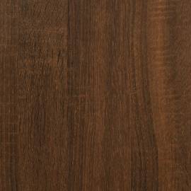 Noptieră, stejar maro, 40x35x70 cm, lemn prelucrat, 9 image
