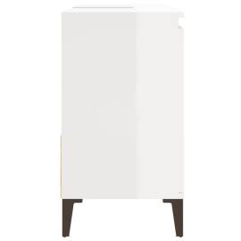 Dulap de baie, alb extralucios, 65x33x60 cm, lemn prelucrat, 8 image