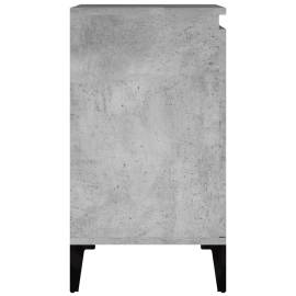 Dulap de chiuvetă, gri beton, 58x33x60 cm, lemn prelucrat, 11 image