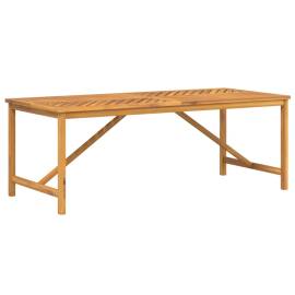 Masa de sufragerie grădină 200x90x74 cm, lemn masiv de acacia, 2 image