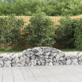 Coș gabion arcuit, 300x50x40/60 cm, fier galvanizat