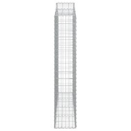 Coș gabion arcuit 200x30x160/180 cm fier galvanizat, 4 image