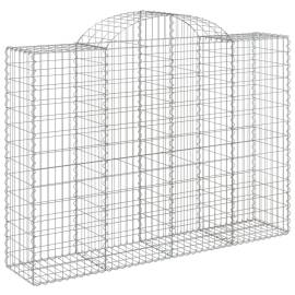 Coș gabion arcuit, 200x50x140/160 cm, fier galvanizat, 2 image