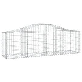 Coș gabion arcuit 200x50x60/80 cm fier galvanizat, 2 image