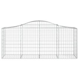 Coș gabion arcuit 200x50x80/100 cm fier galvanizat, 3 image