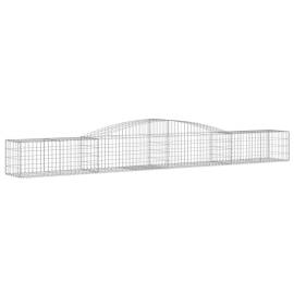 Coș gabion arcuit 400x50x40/60 cm fier galvanizat, 2 image