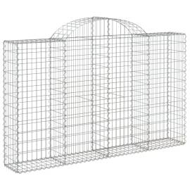 Coșuri gabion arcuite 5 buc, 200x30x120/140 cm, fier galvanizat, 3 image