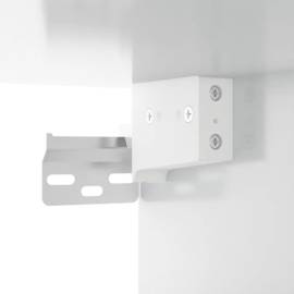 Dulap de perete, alb extralucios, 60x36,5x35 cm, lemn compozit, 8 image