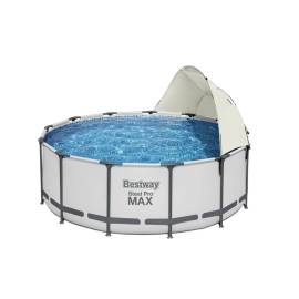 Bestway copertină pentru piscină supraterană, alb, 6 image