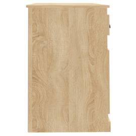 Birou cu sertar, stejar sonoma, 115x50x75 cm, lemn prelucrat, 7 image