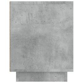Comodă tv, gri beton, 80x35x45 cm, lemn prelucrat, 8 image