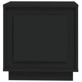 Noptieră, negru, 44x35x45 cm, lemn prelucrat, 7 image