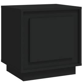 Noptieră, negru, 44x35x45 cm, lemn prelucrat, 2 image