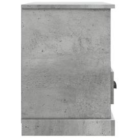 Comodă tv, gri beton, 80x35x50 cm, lemn prelucrat, 7 image