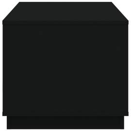 Măsuță de cafea, negru, 102x50x44 cm, lemn prelucrat, 8 image