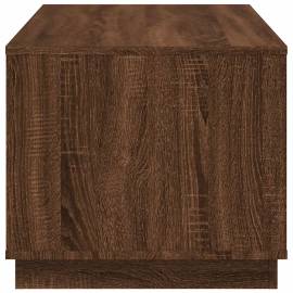 Măsuță de cafea, stejar maro, 102x50x44 cm, lemn prelucrat, 8 image