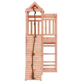 Căsuță de joacă cu perete de cățărat, lemn masiv douglas, 4 image