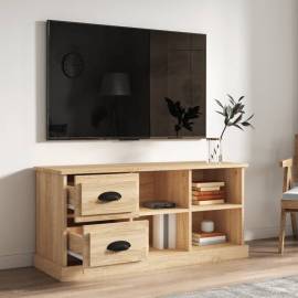 Comodă tv, stejar sonoma, 102x35,5x47,5 cm, lemn prelucrat, 3 image
