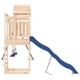 Set de joacă pentru exterior, lemn masiv de pin, 6 image